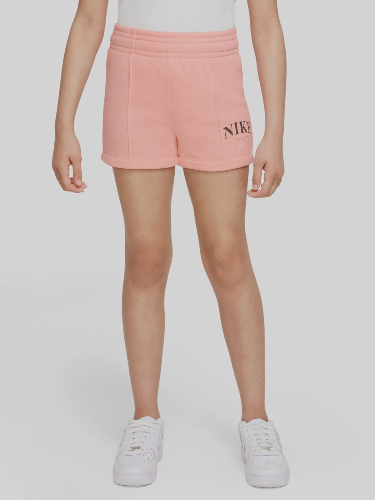  מכנסי טרנינג קצרים עם הדפס לוגו של NIKE