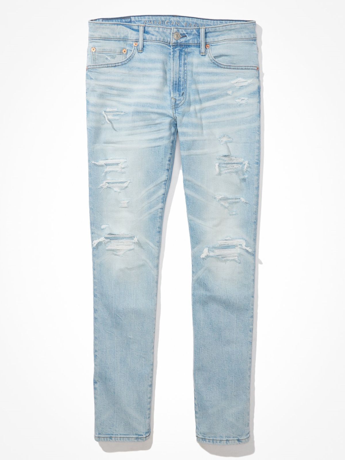  ג'ינס בגזרת Slim עם שיפשופים של AMERICAN EAGLE