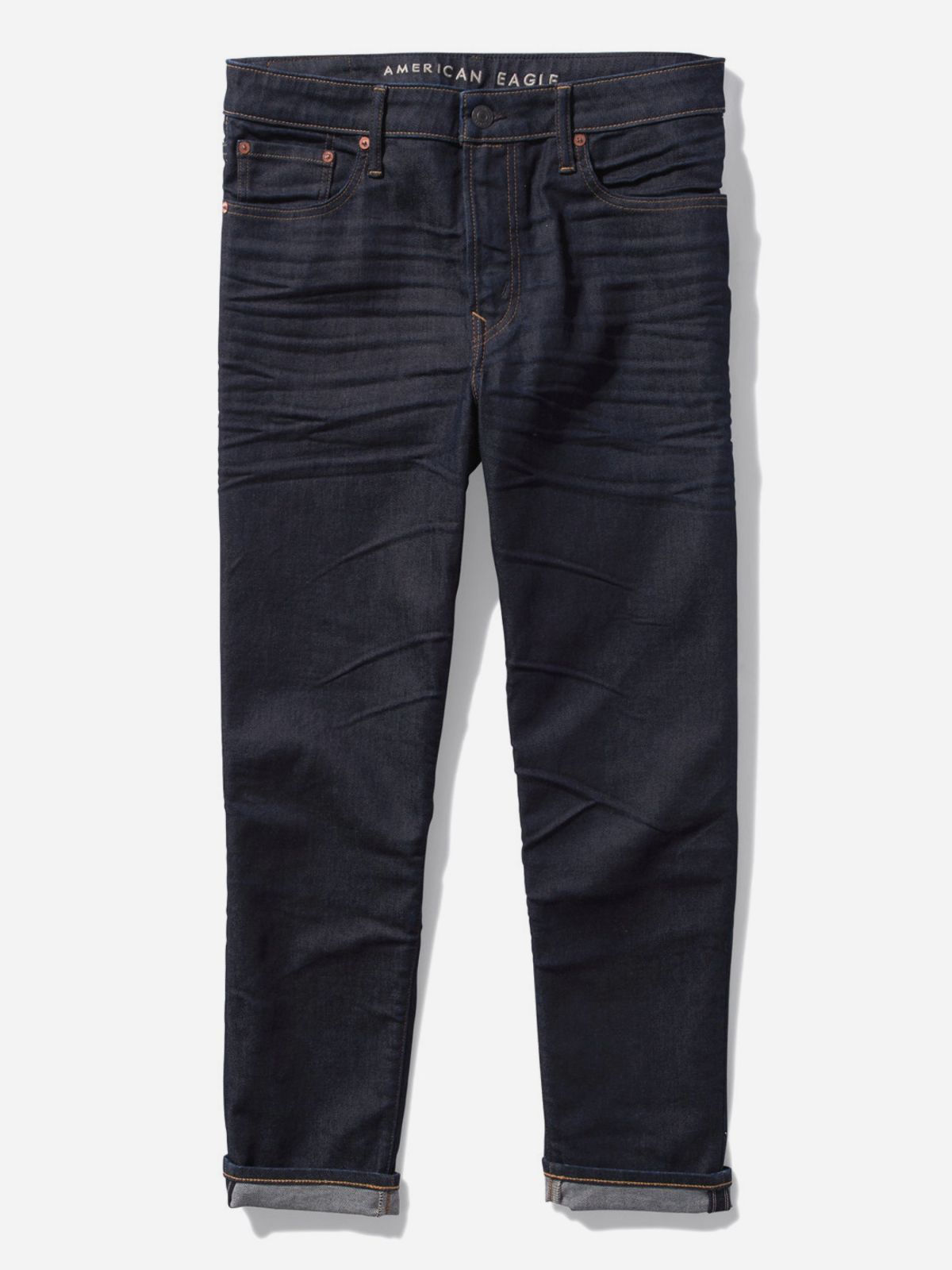  מכנסי ג'ינס LOOSE CROPPED של AMERICAN EAGLE