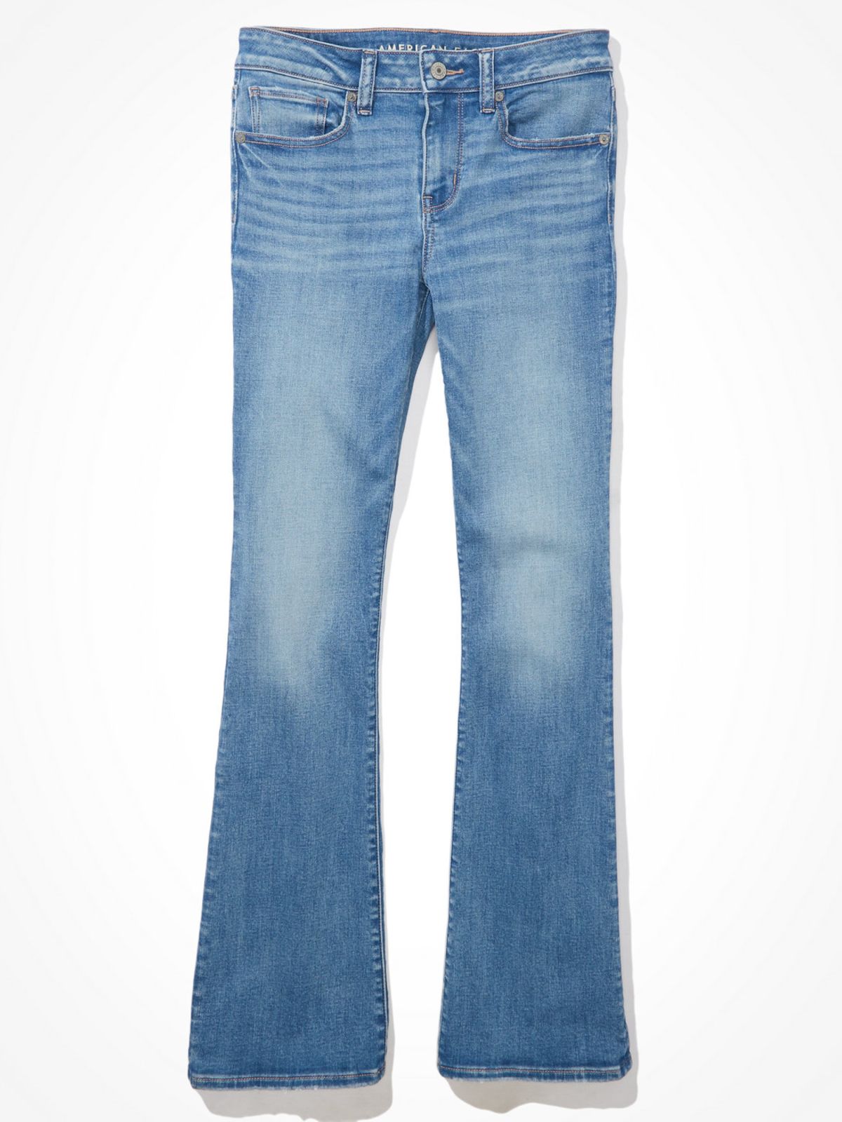  ג'ינס ארוך בגזרה מתרחבת של AMERICAN EAGLE