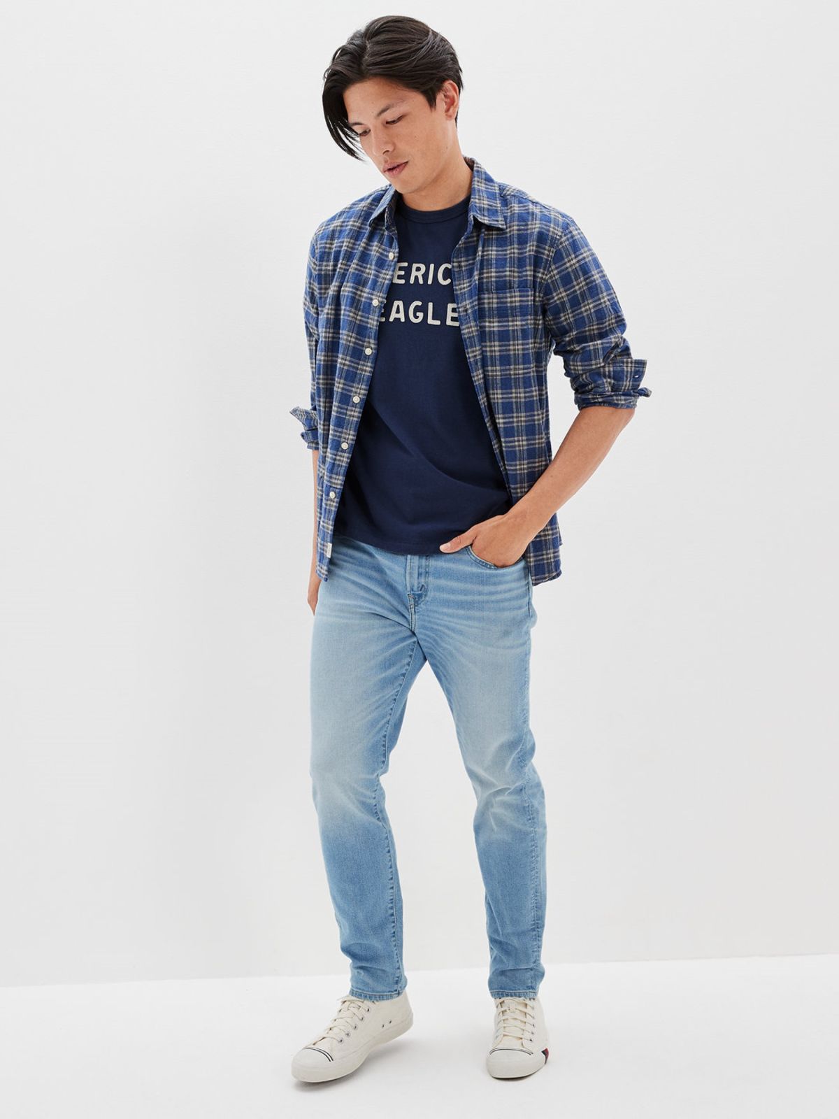  ג'ינס ארוך Light clean של AMERICAN EAGLE