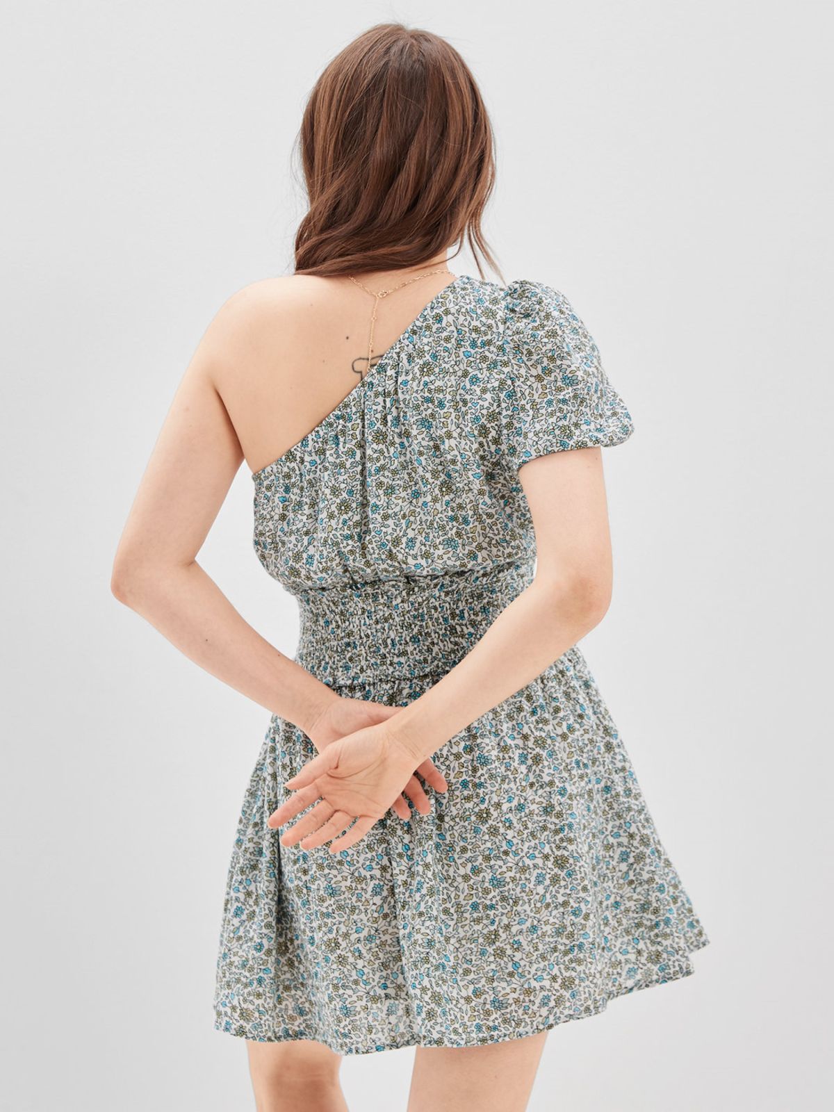  שמלת מיני ואן שולדר בהדפס פרחים של AMERICAN EAGLE