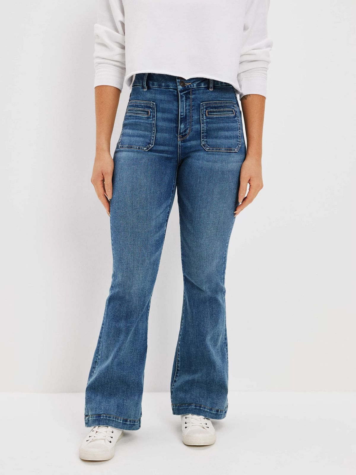  ג'ינס בגזרה מתרחבת / נשים של AMERICAN EAGLE