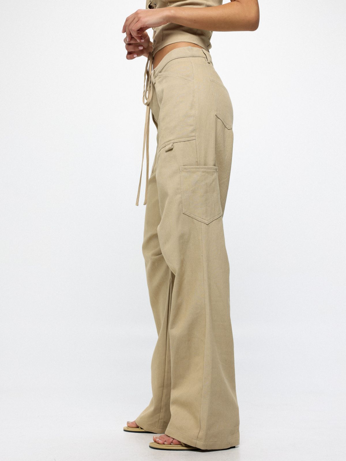  מכנסי קרגו עם כיסים של TERMINAL X