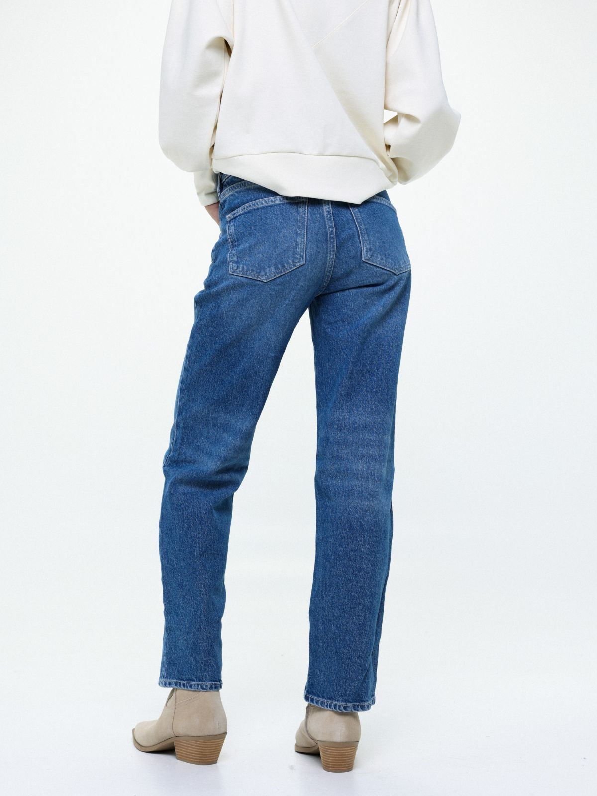  ג'ינס ווש בגזרה ישרה של SCOTCH & SODA