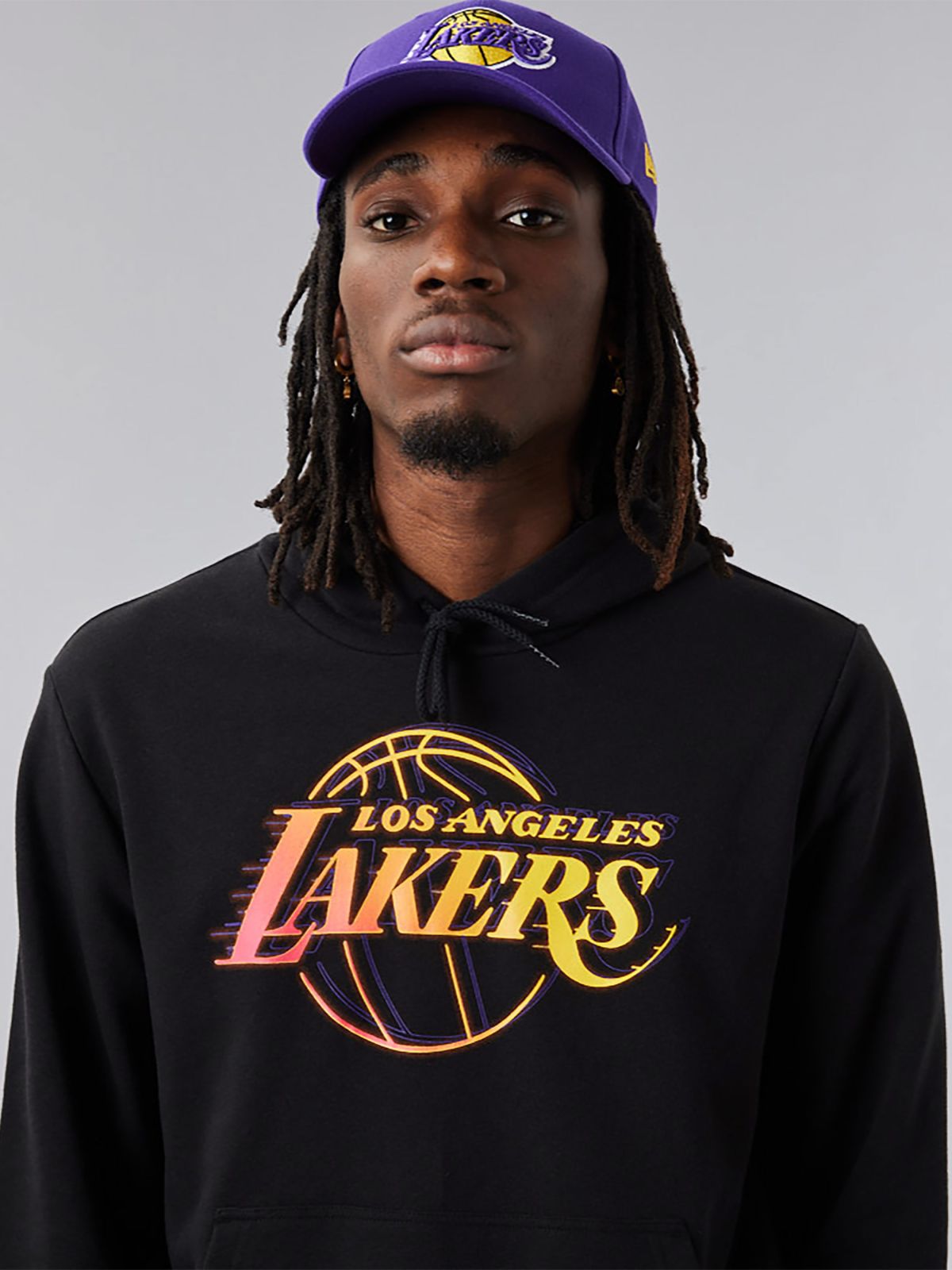  סווטשירט עם לוגו Lakers של NEW ERA