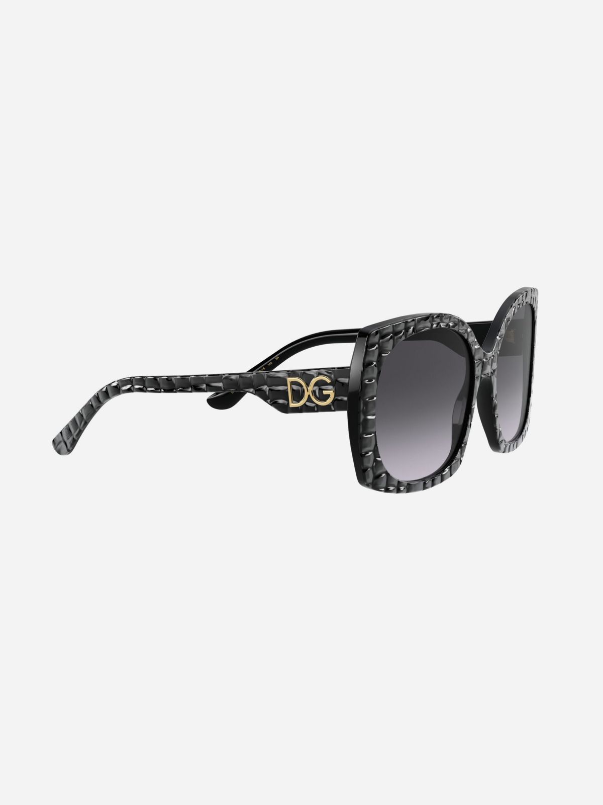  משקפי שמש עם מסגרת בטקסטורה / נשים של D&G