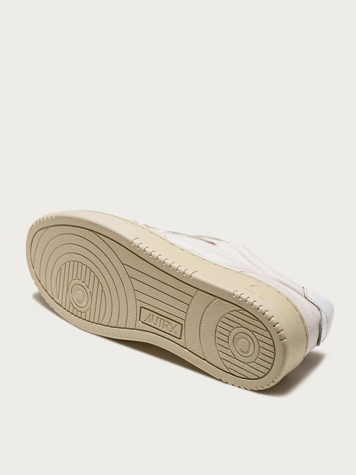  נעלי סניקרס עור עם לוגו / גברים של AUTRY
