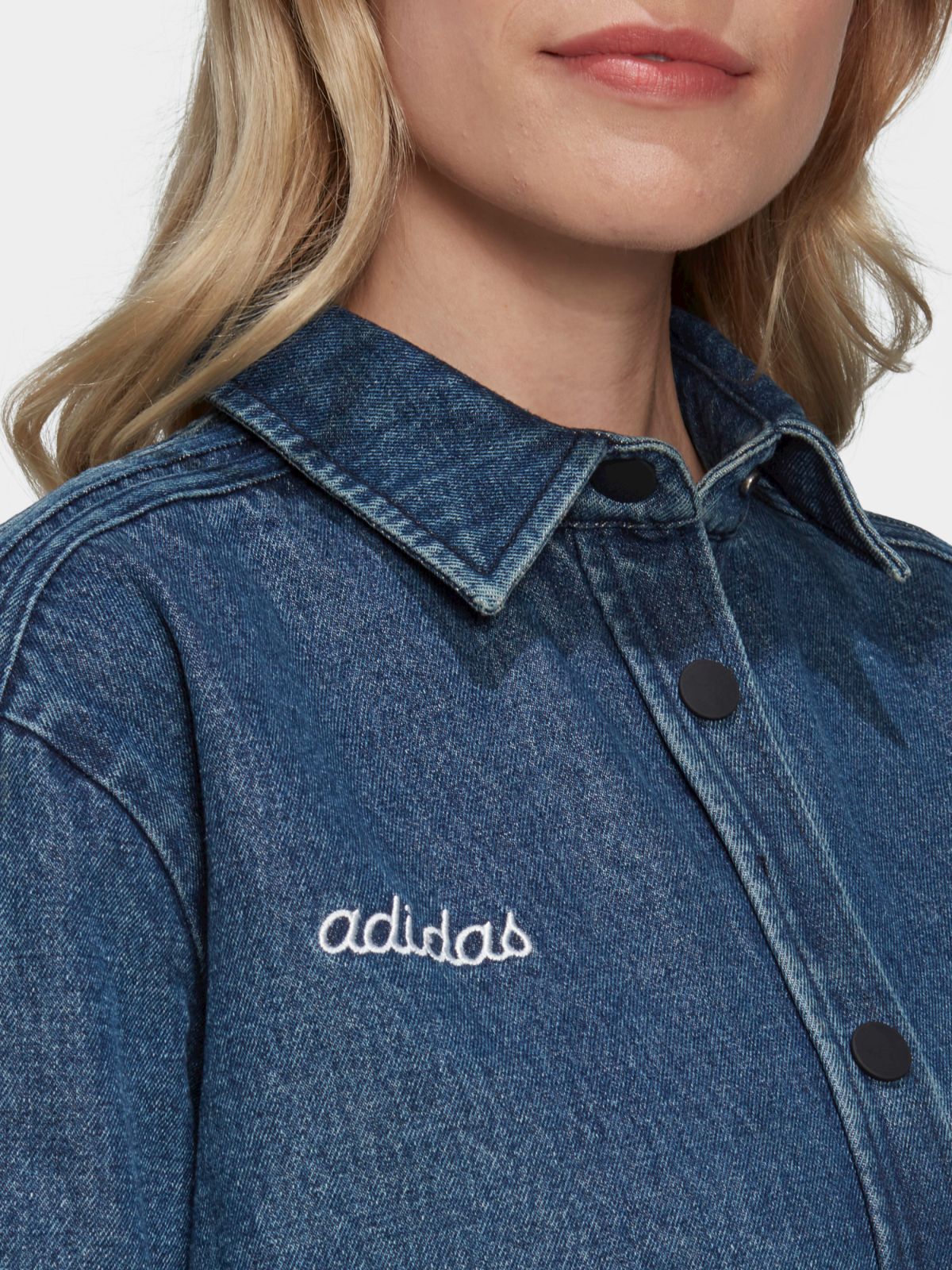  חולצת ג'ינס לוגו של ADIDAS Originals