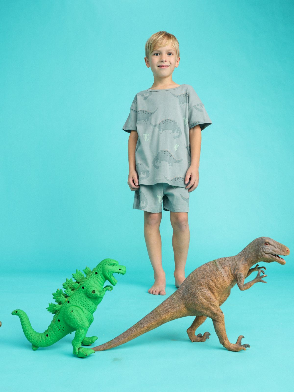  מארז 2 חליפות בהדפס דינוזאורים / בנים של TERMINAL X KIDS