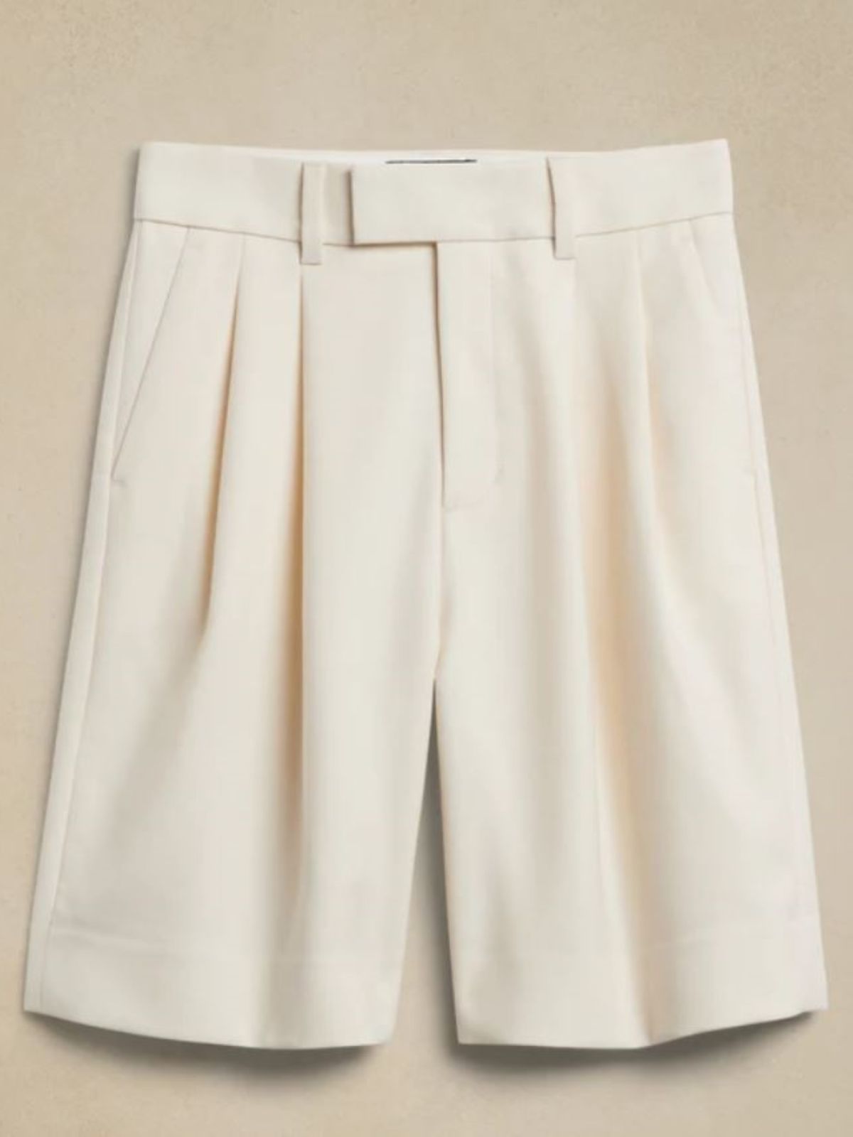  מכנסיים קצרים מצמר עם כיסים של BANANA REPUBLIC