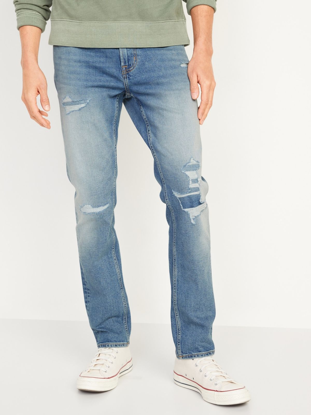  מכנסי ג'ינס ארכים עם קרעים של OLD NAVY