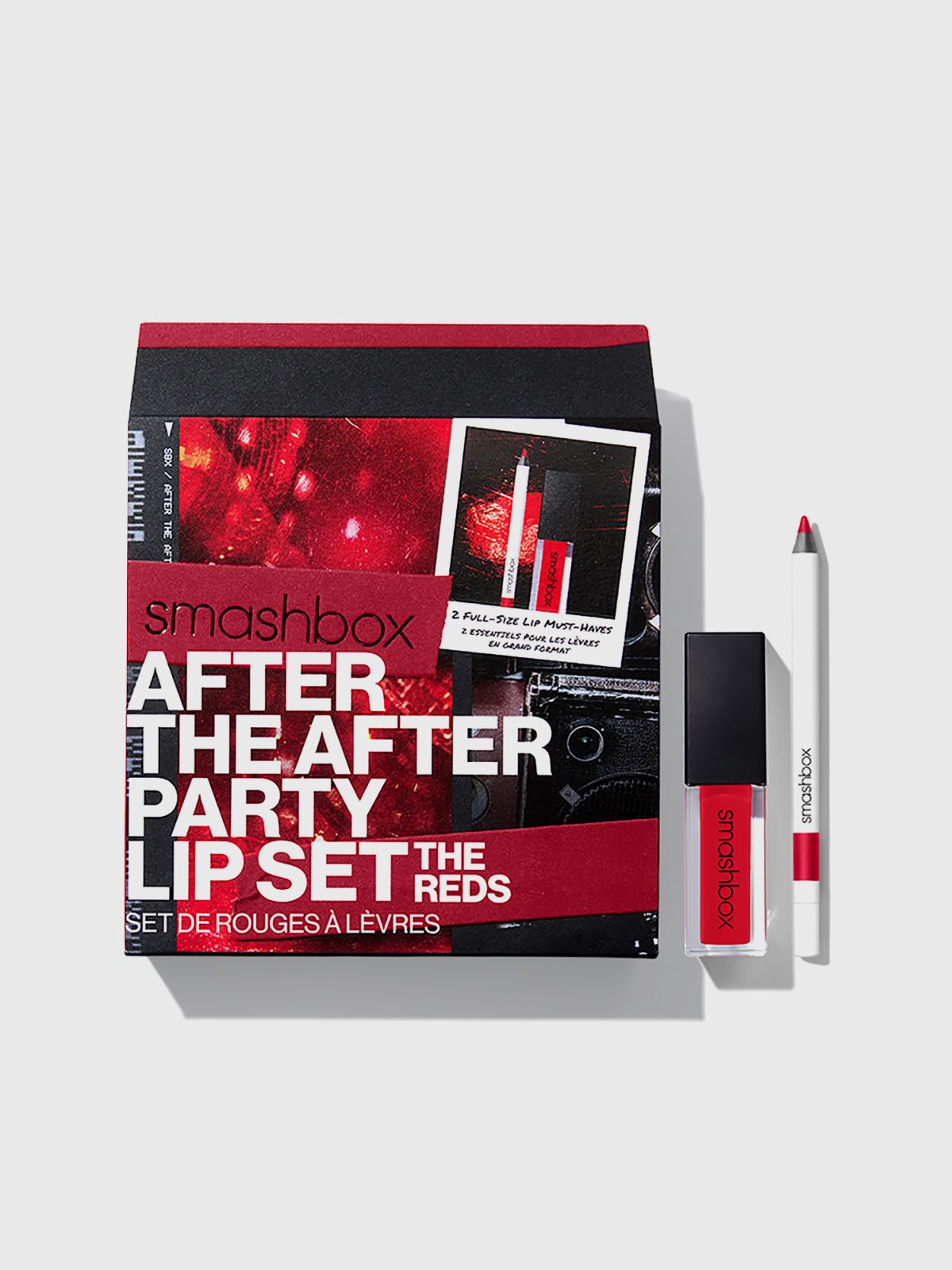  סט שפתיים בגוון אדום After the after party - Red Lip Set של SMASHBOX