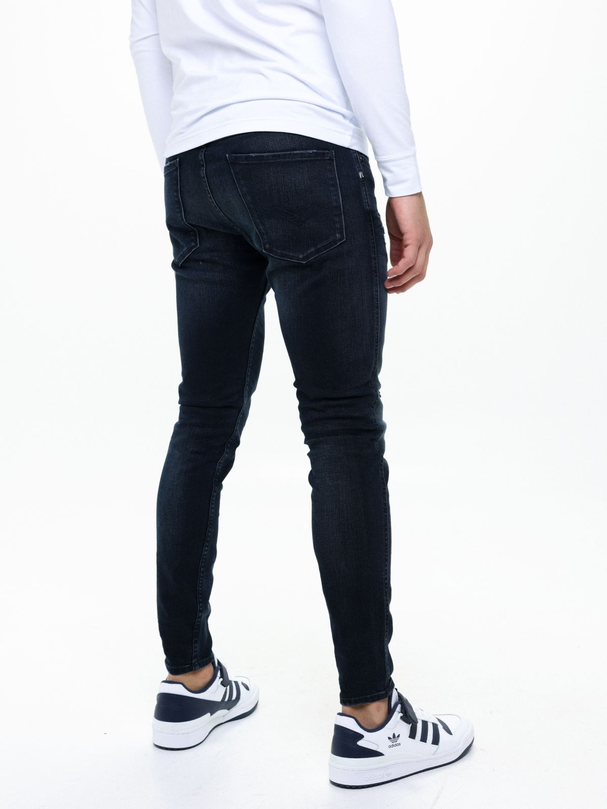  מכנסי ג'ינס ווש Super Slim של REPLAY