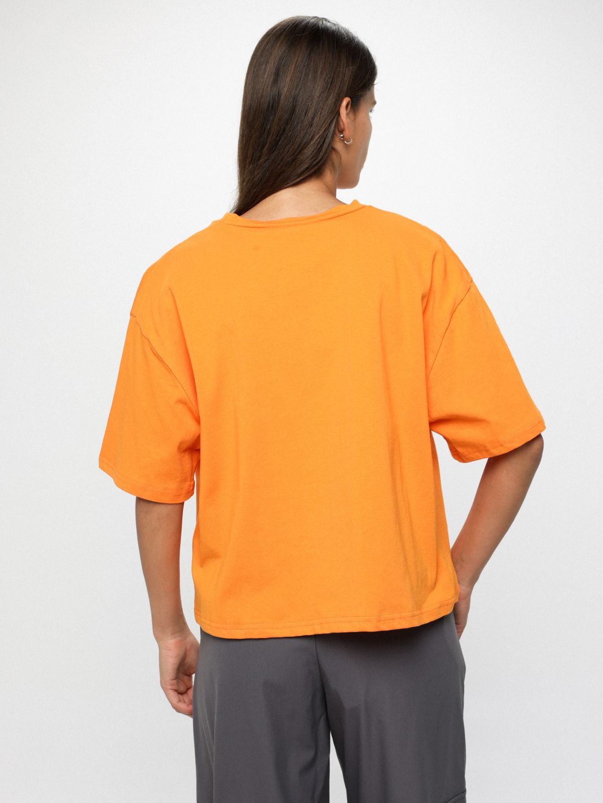  חולצת טישירט בייסיק אוברסייז / נשים של TERMINAL X