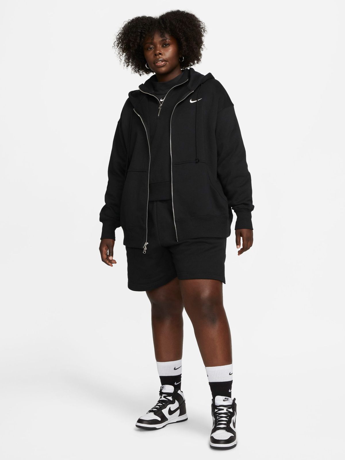  סווטשירט עם לוגו Nike Sportswear Phoenix Fleece / Plus Size של NIKE