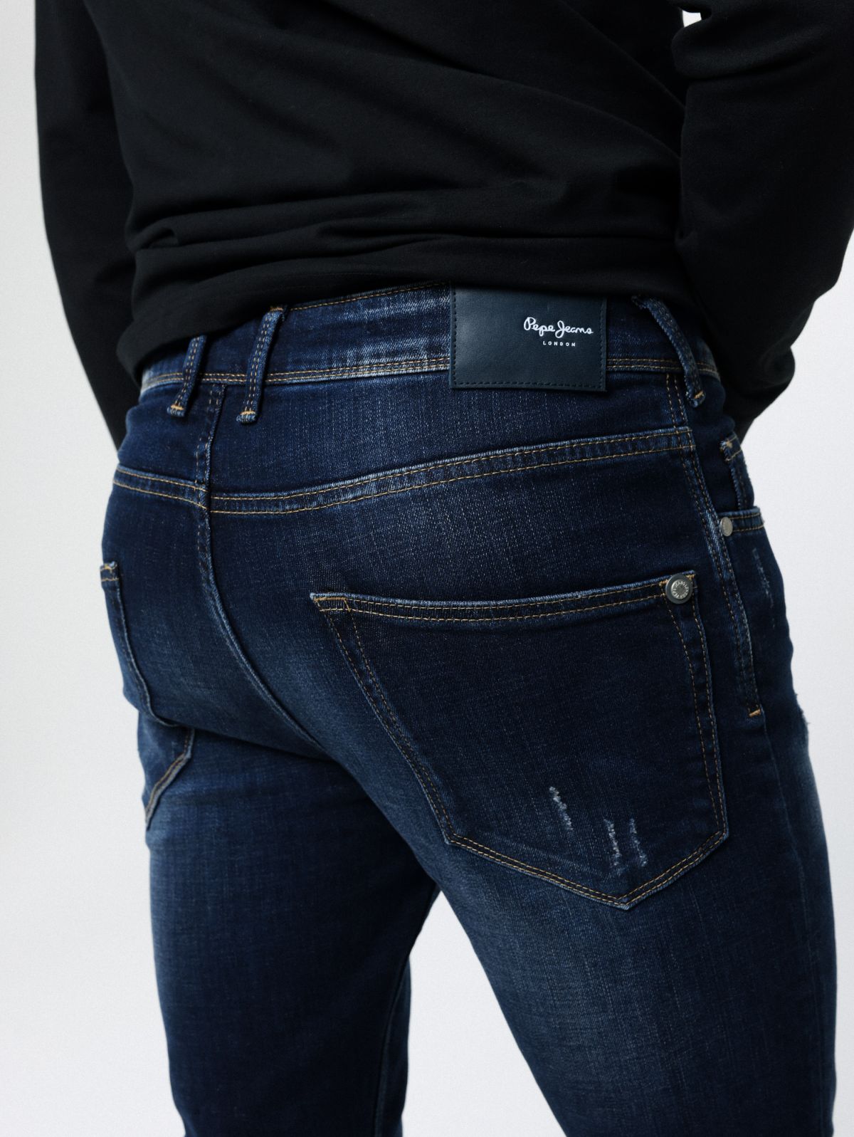 ג'ינס ווש בגזרת סקיני של PEPE JEANS