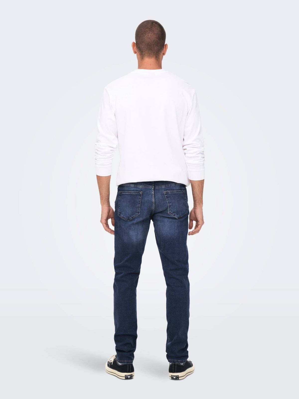 ג'ינס עם עיטורי הבהרות Slim Fit של ONLY & SONS
