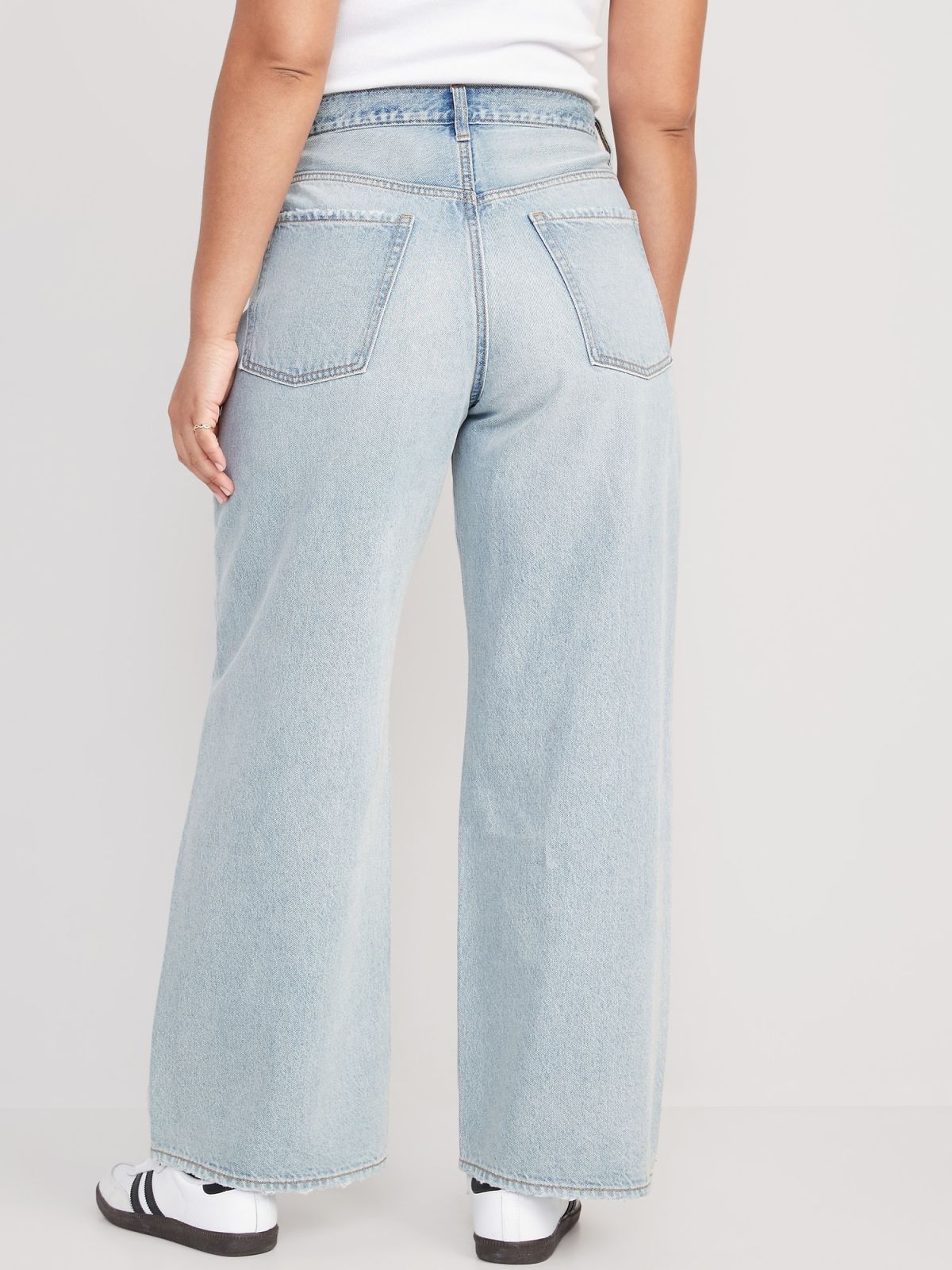  מכנסי ג'ינס בגזרה מתרחבת עם קרעים של OLD NAVY