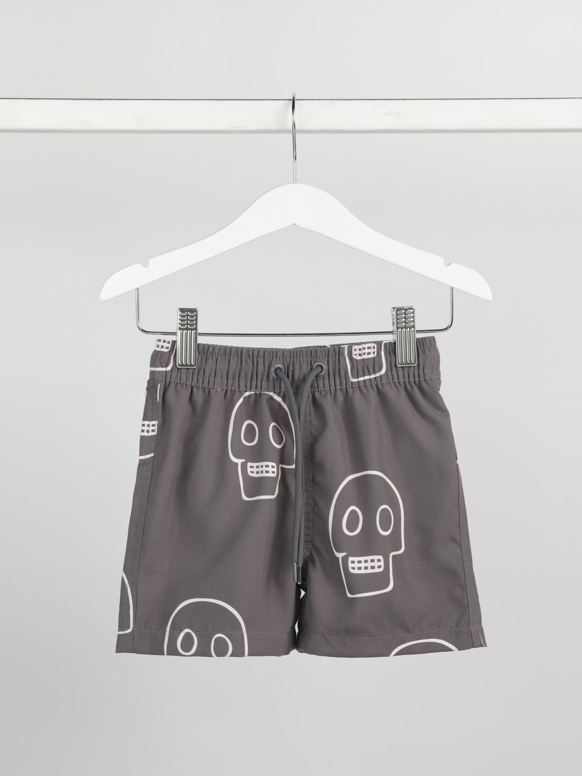 מכנסי בגד ים קצרים בהדפס שלדים / 2M-7Y של TERMINAL X KIDS