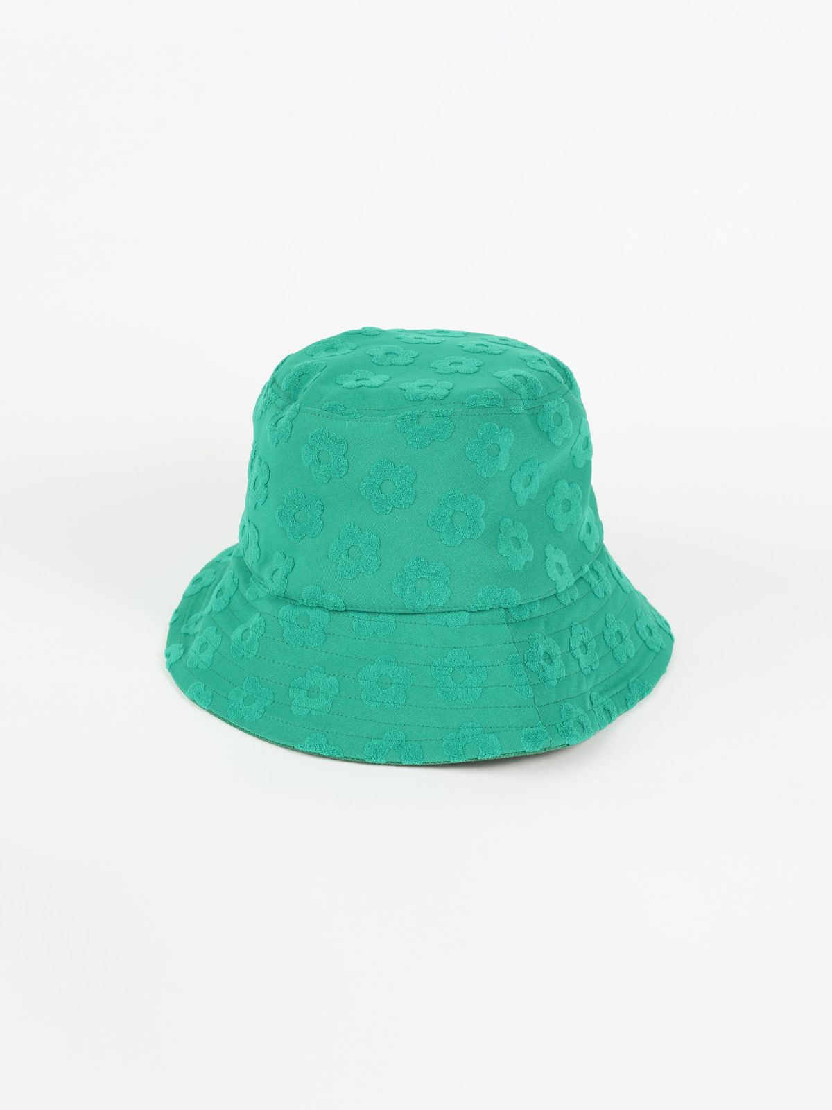  כובע באקט בטקסטורת פרחים / Alma Ola של TX COLLAB