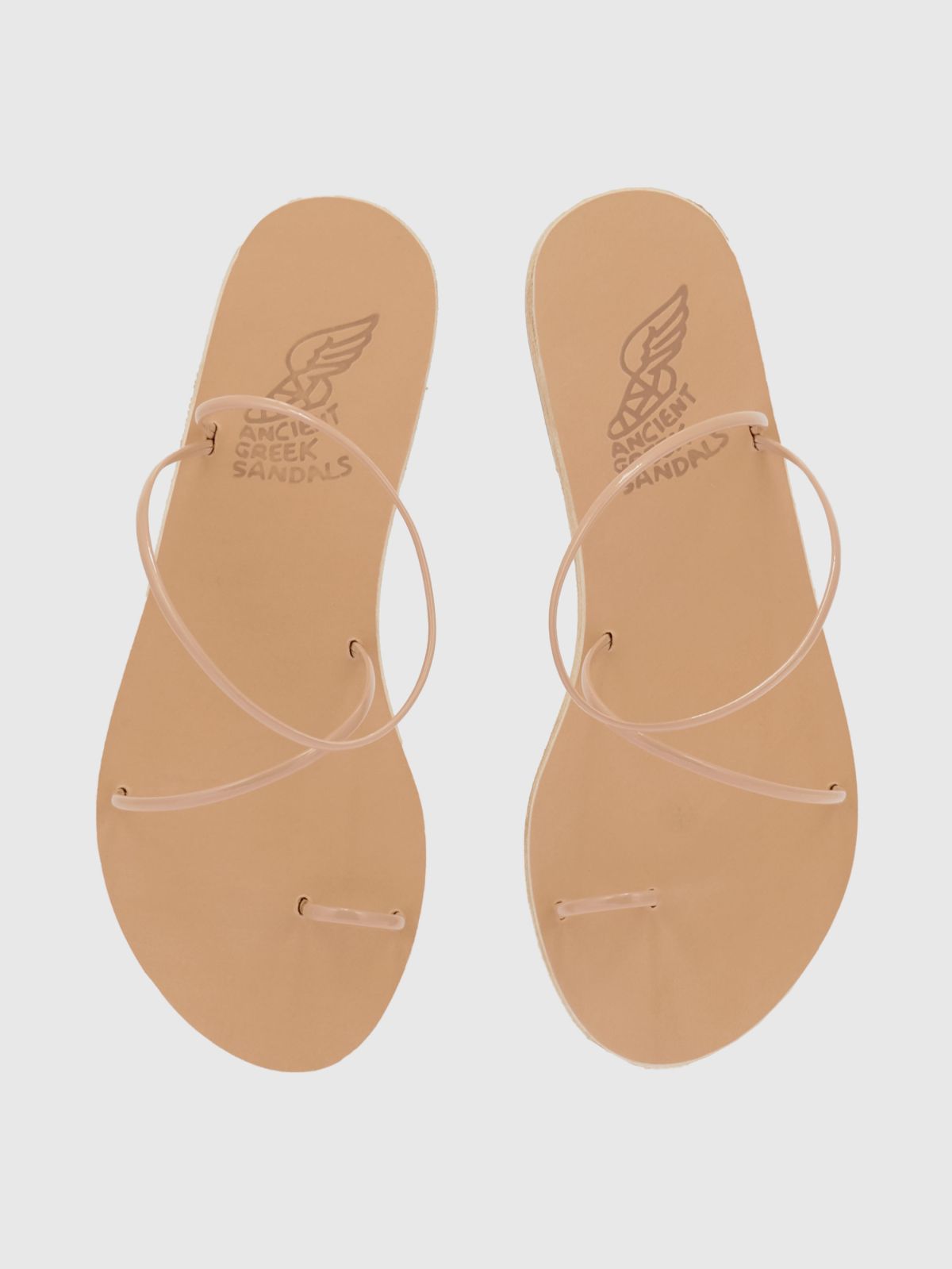  סנדלי עור עם רצועות Chora-Patent / נשים של Ancient Greek sandals
