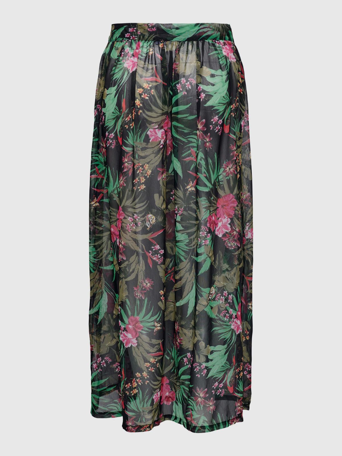  חצאית חוף שקפקפה בהדפס פרחים / נשים של ONLY