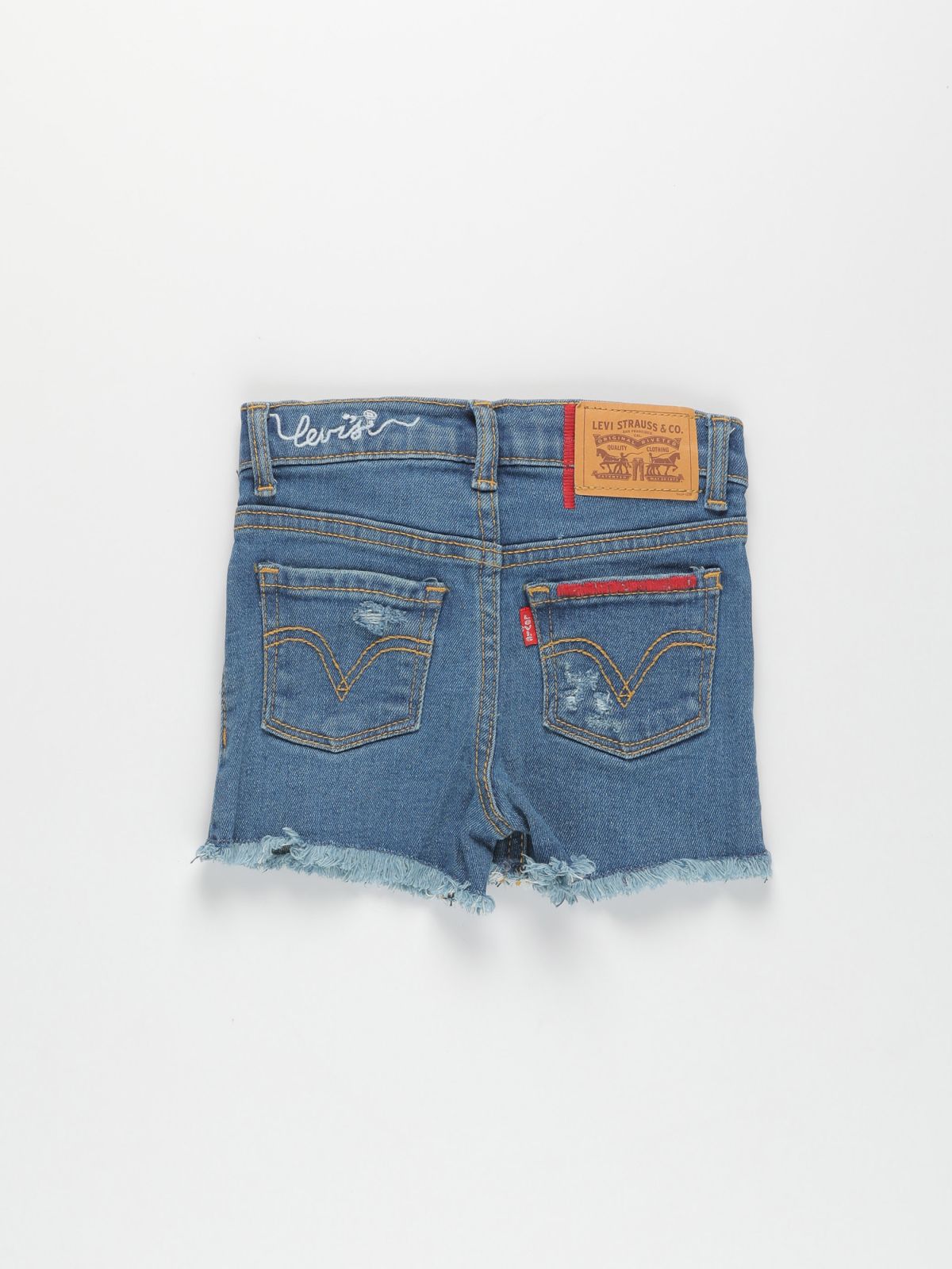  ג'ינס קצר קרעים / 1Y-4Y של LEVIS