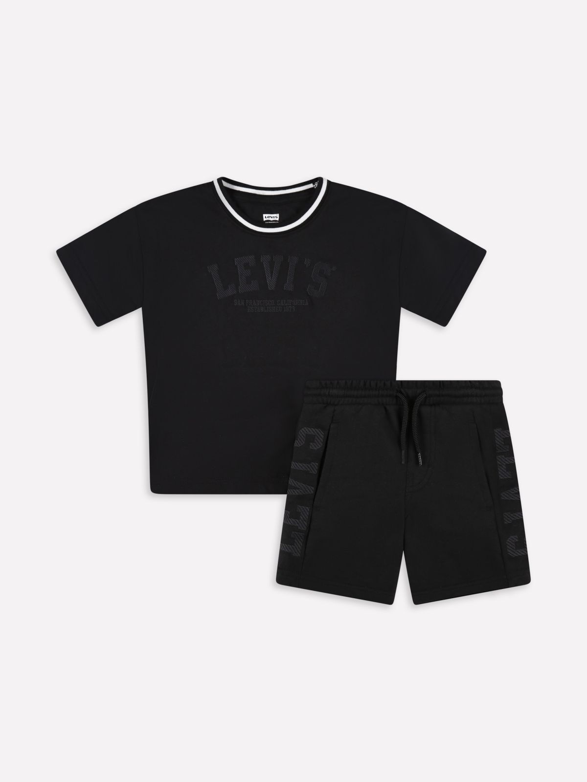  סט טי שירט ומכנסיים לוגו / בנים של LEVIS