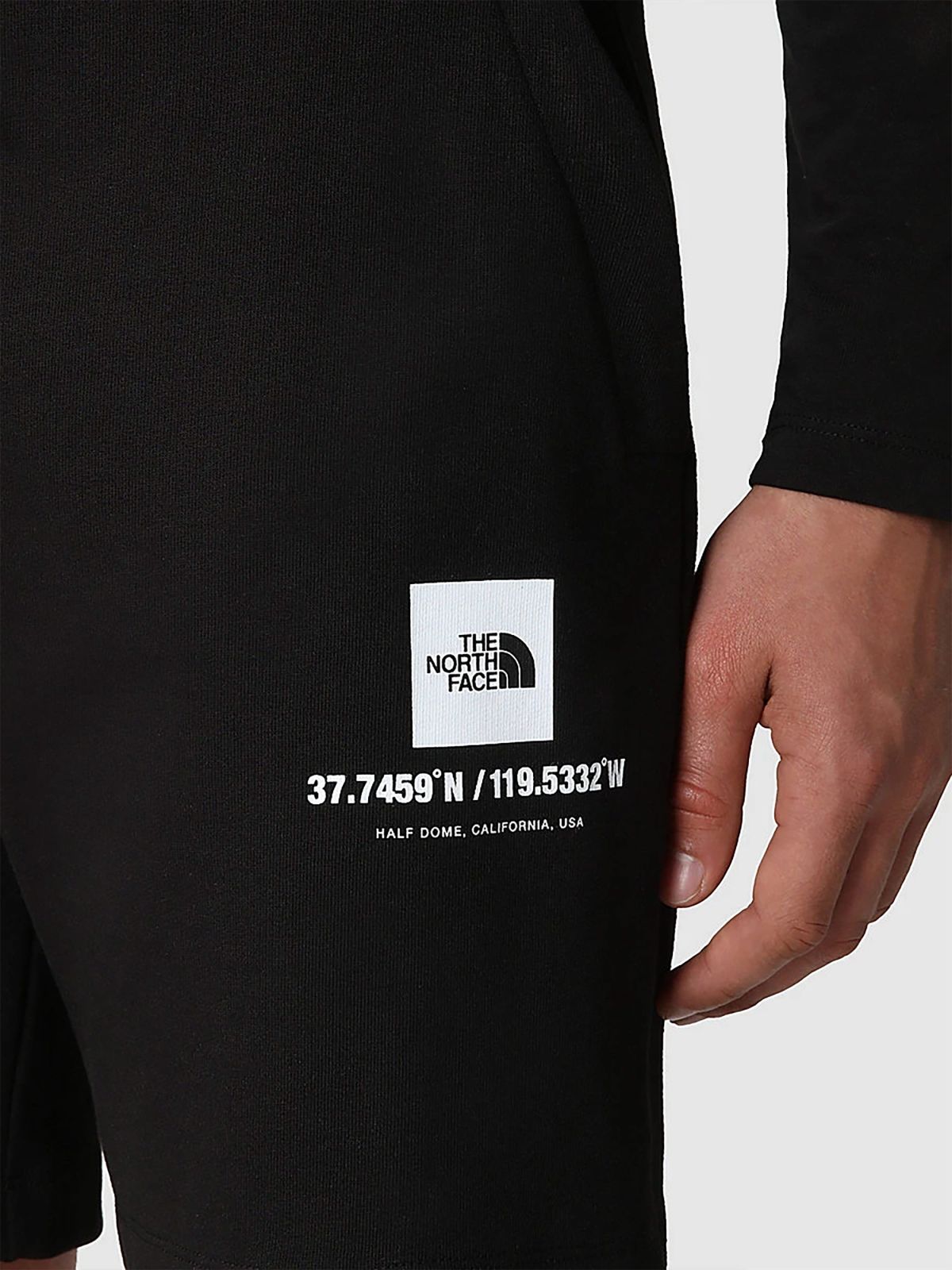  מכנסי טרנינג קצרים עם הדפס לוגו של THE NORTH FACE