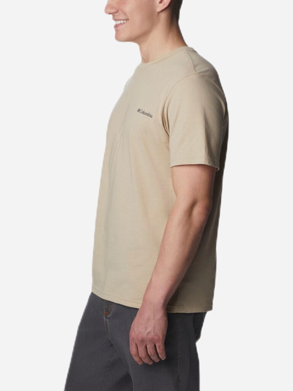  חולצת טי שירט בשילוב הדפס לוגו / גברים של COLUMBIA