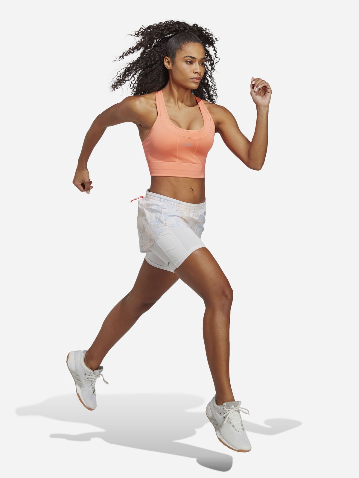  טופ ריצה עם הדפס לוגו של ADIDAS Performance
