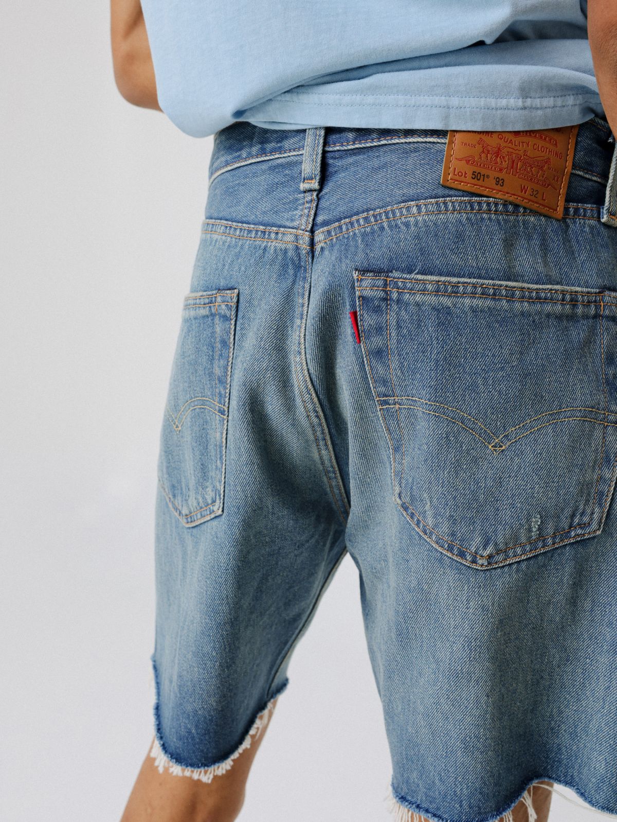  מכנסי ג'ינס קצרים 501 של LEVIS