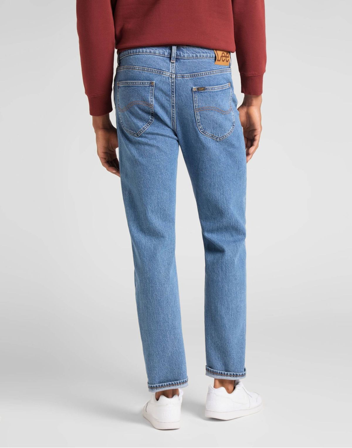  ג'ינס ארוך בגזרה ישרה של LEE