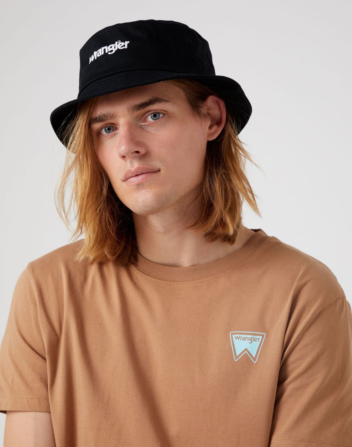  כובע באקט עם לוגו רקום / גברים של WRANGLER