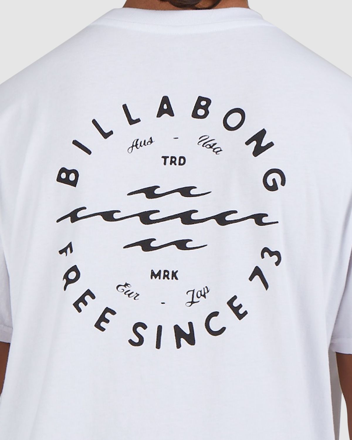  טי שירט עם הדפס לוגו של BILLABONG