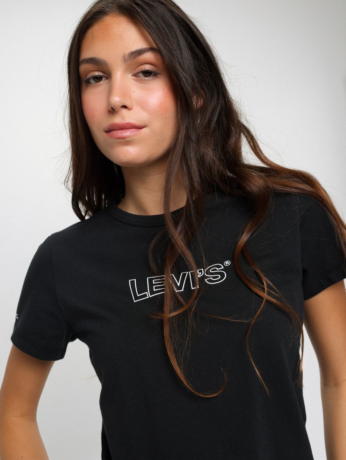  טי שירט כיתוב לוגו של LEVIS