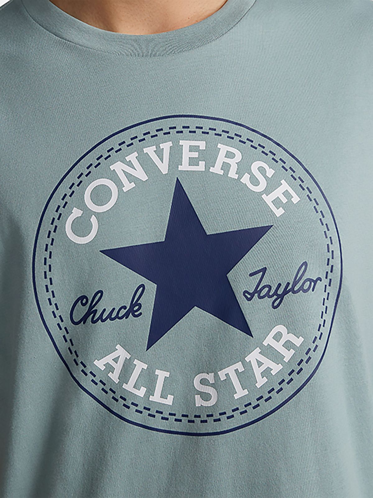  טי שירט הדפס לוגו של CONVERSE