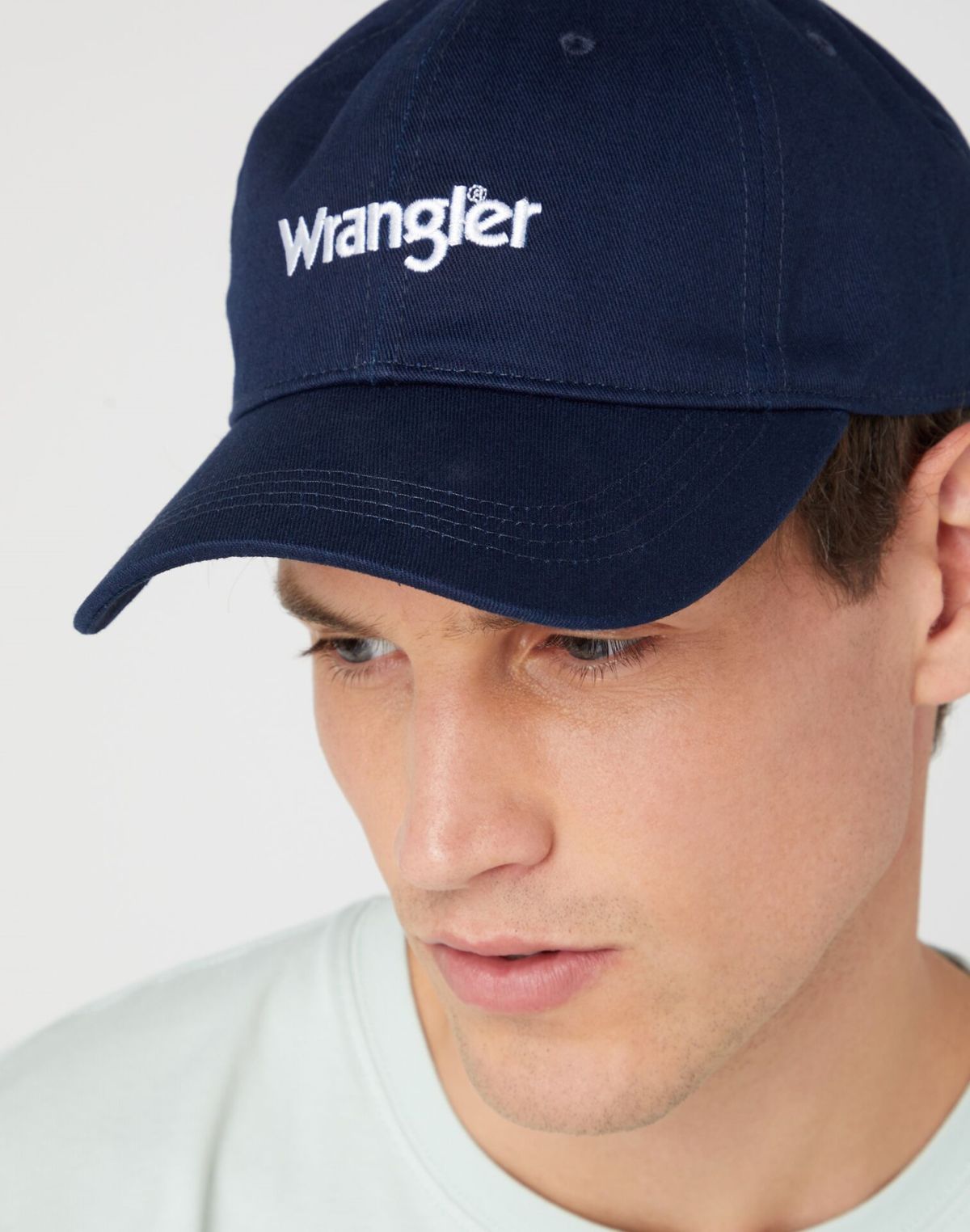  כובע עם רקמת לוגו / גברים של WRANGLER