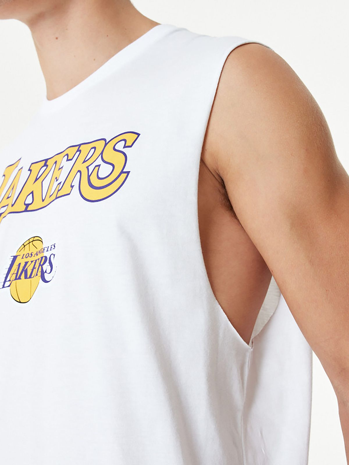  גופיית לוגו Lakers של NEW ERA