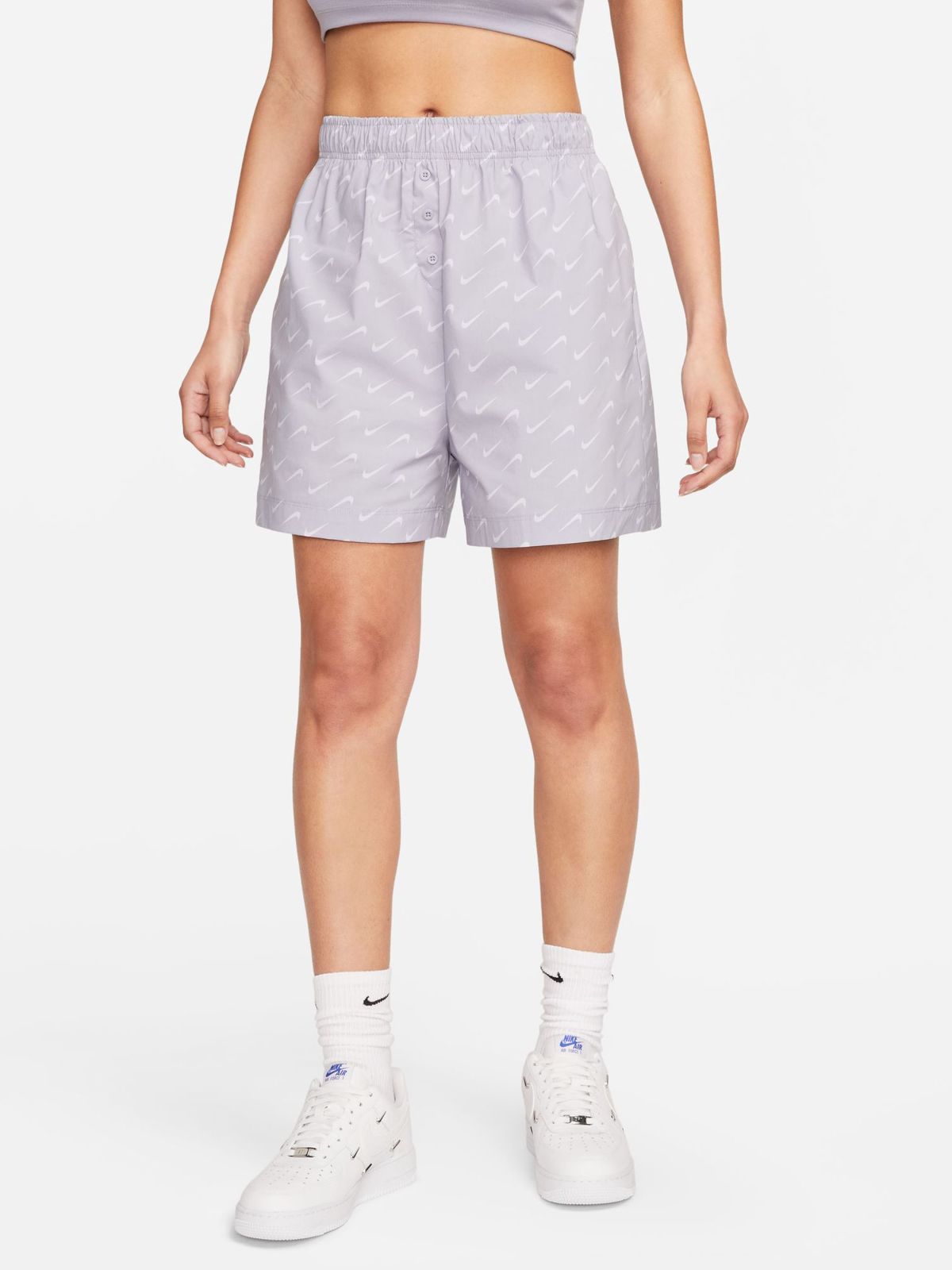  מכנסיים קצרים בהדפס לוגו Nike Sportswear Everyday Modern של NIKE