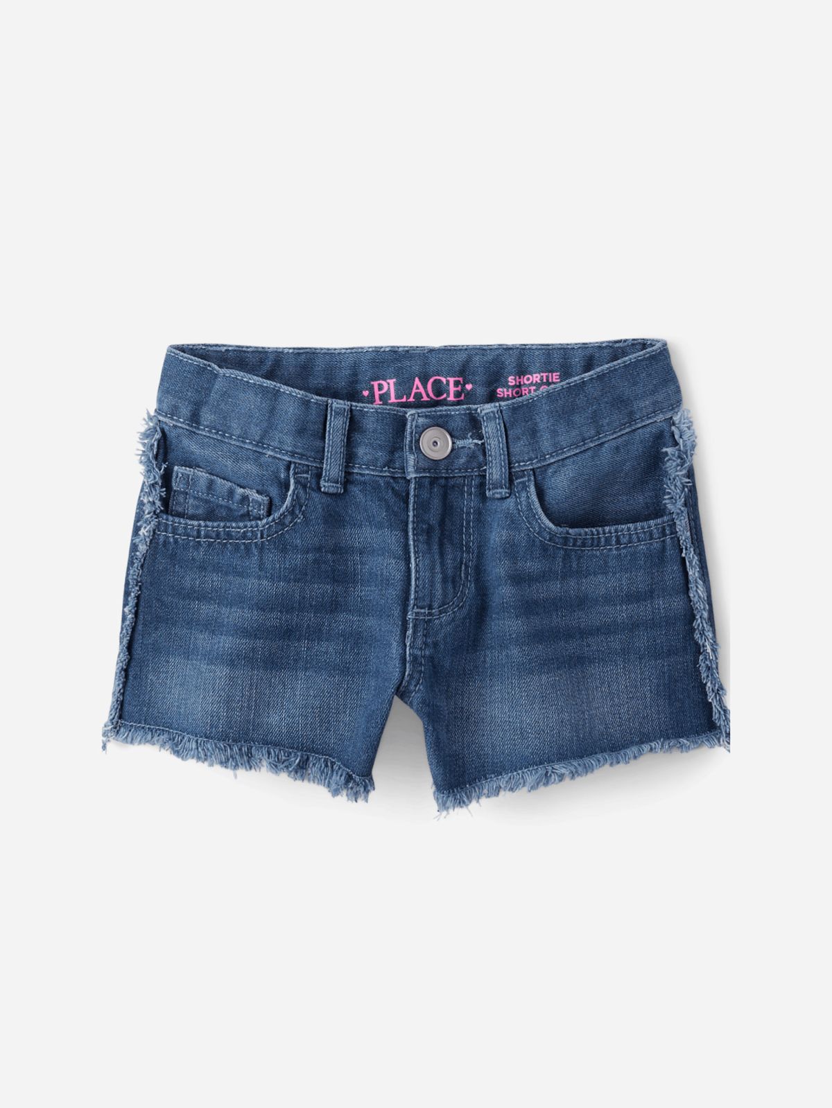  ג'ינס קצר סיומת פרנזים / בנות של THE CHILDREN'S PLACE 